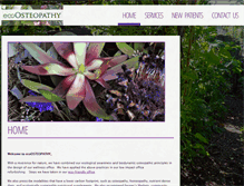 Tablet Screenshot of ecoosteopathy.com